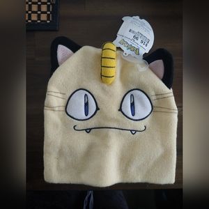 New - Meowth Beanie Hat - Pokemon